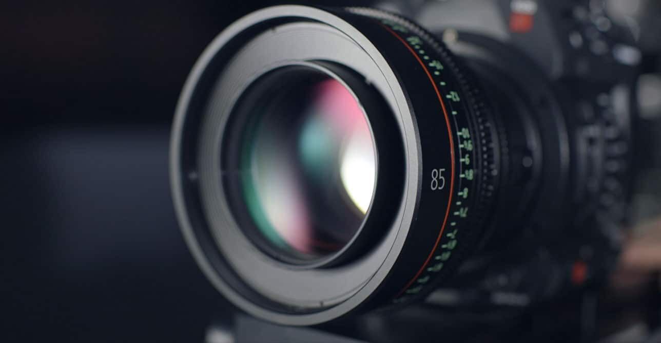 This is a picture of a camera lens.